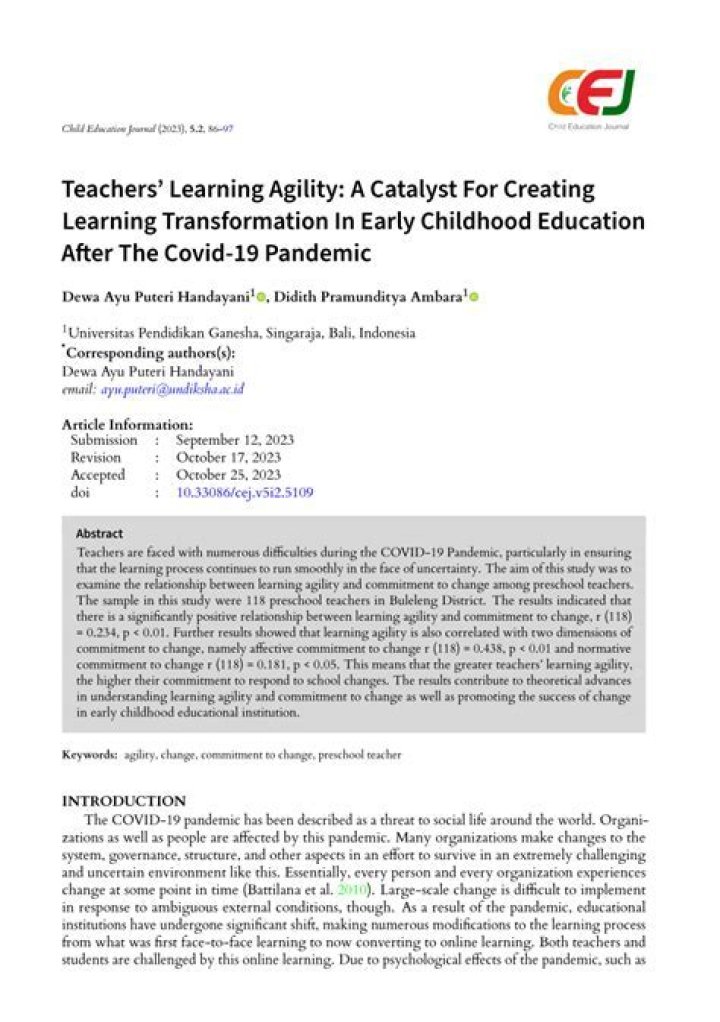 A Catalyst For Transformative Education