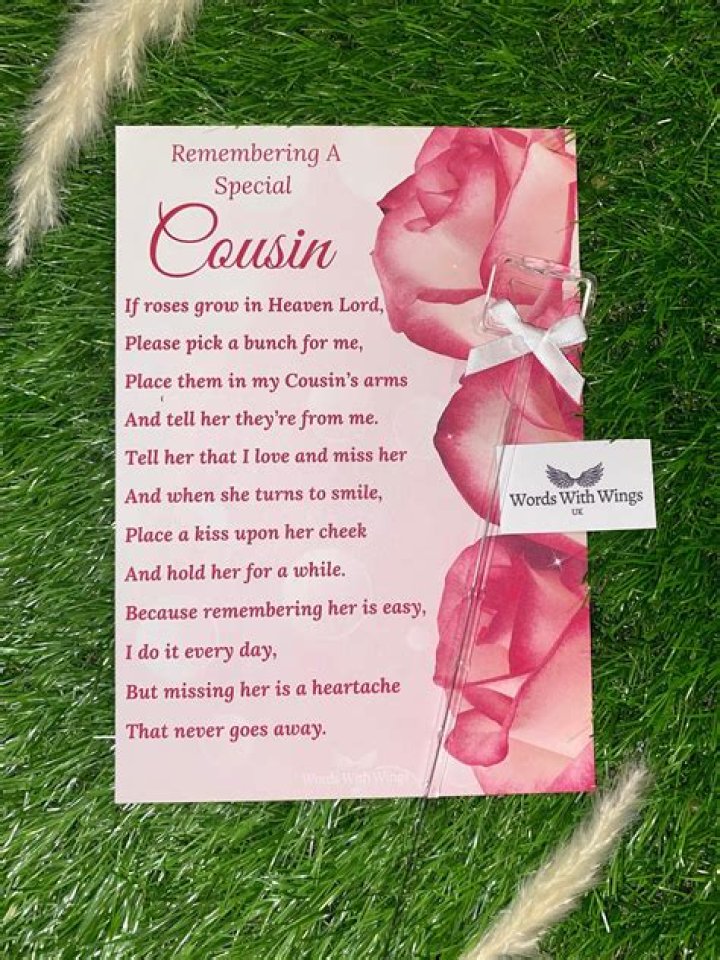 A Cousin's Tribute To A Life Remembered