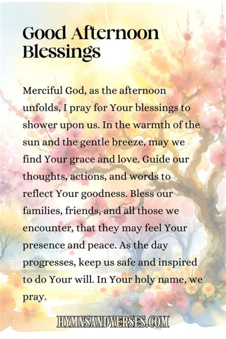 Discoveries And Insights In Good Afternoon Prayers
