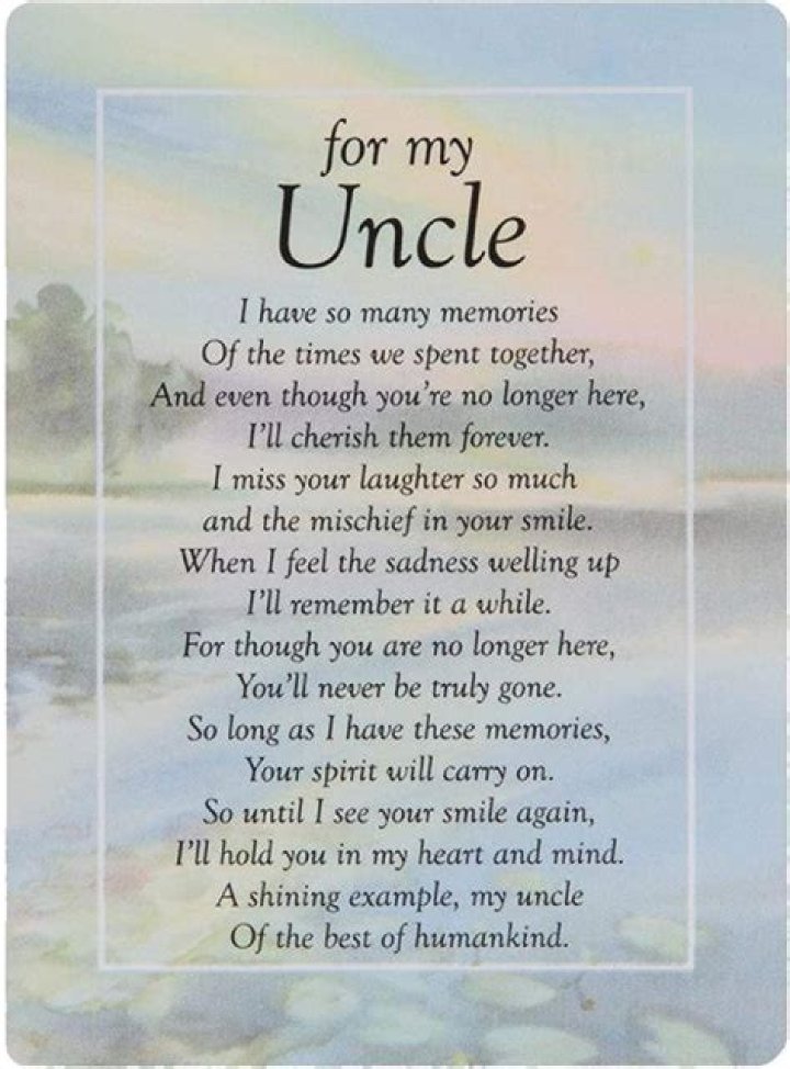 Honoring The Legacy Of Beloved Uncles