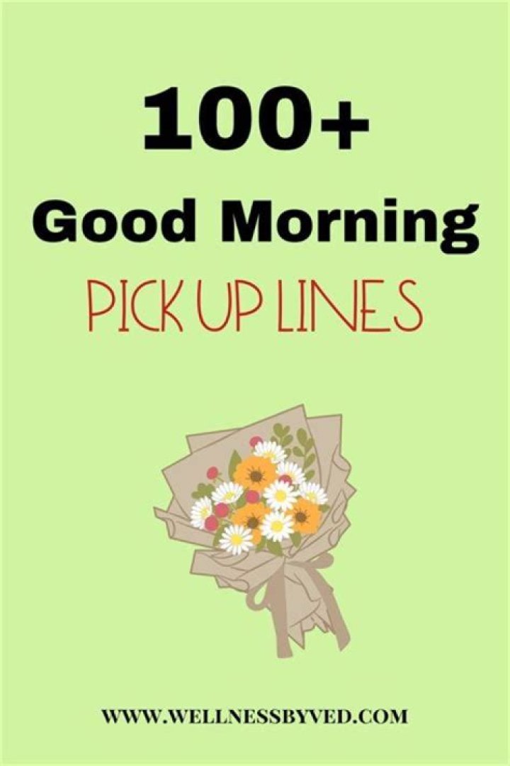 Unveiling The Art Of Good Morning Pick Up Lines: Secrets To Success Revealed