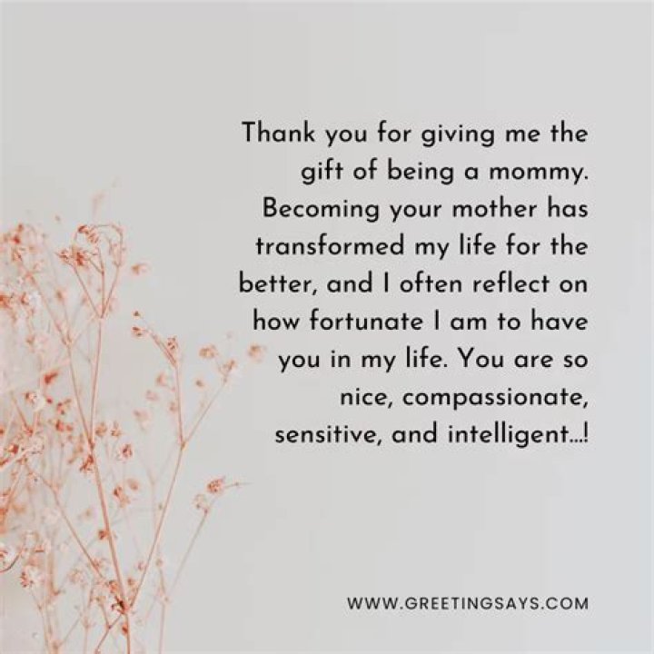 Unveiling The Significance Of "Thanks For Making Me A Mom"