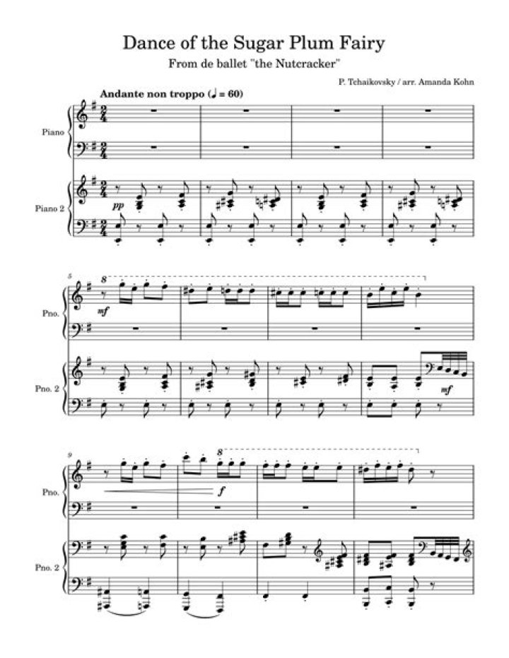 What Is The Meter Of Dance Of The Sugar Plum Fairy?